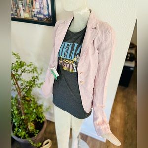 United Colors of Benetton Lavender Collared Long Sleeve Blazer. Size 4